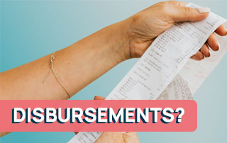 disbursements?